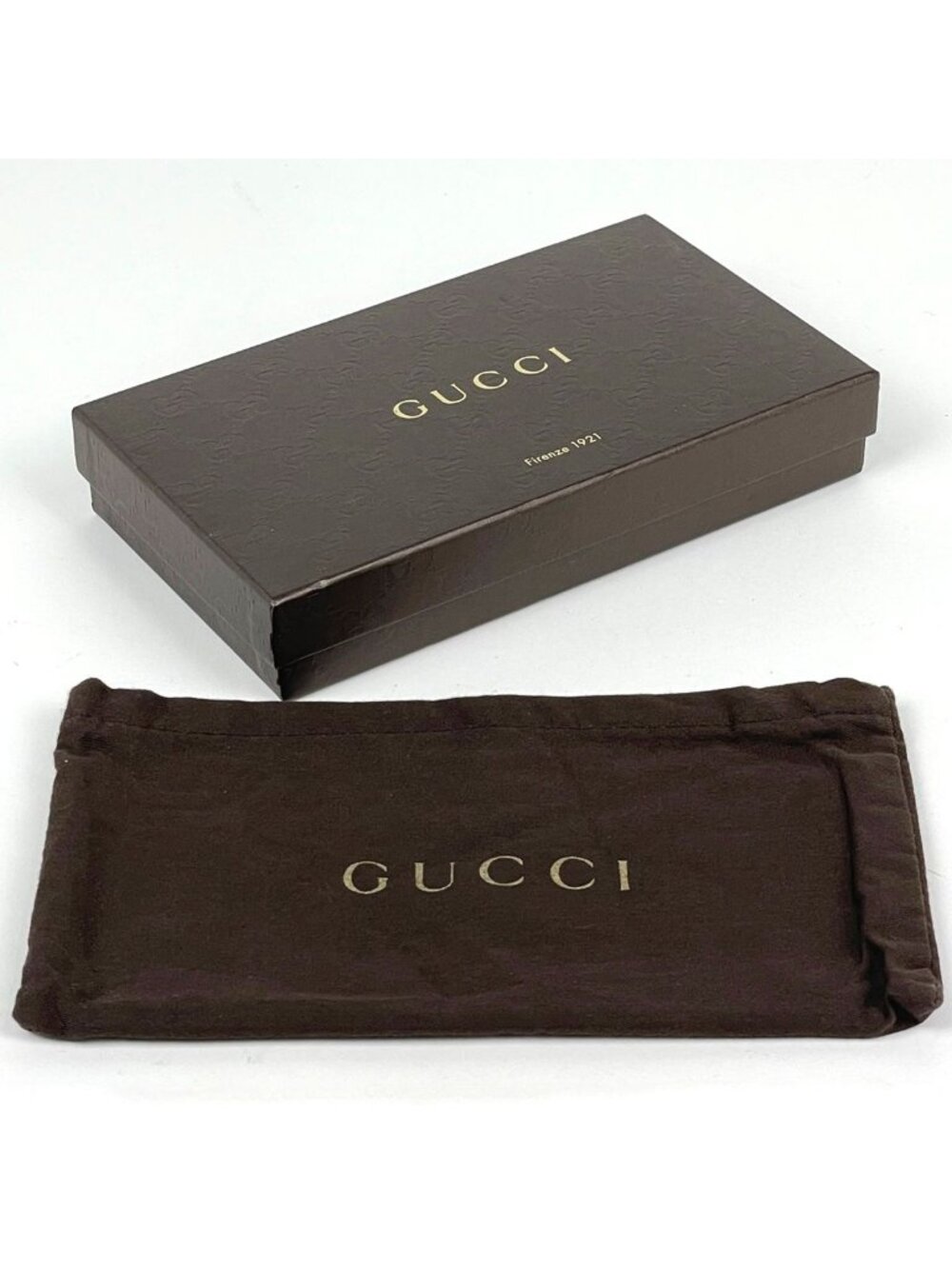 Gucci Micro Guccissima Wallet Round Zip Signature Patent Patent Leather Green - Picture 8 of 8